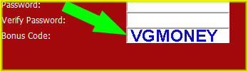 Vegas Red Bonus Code